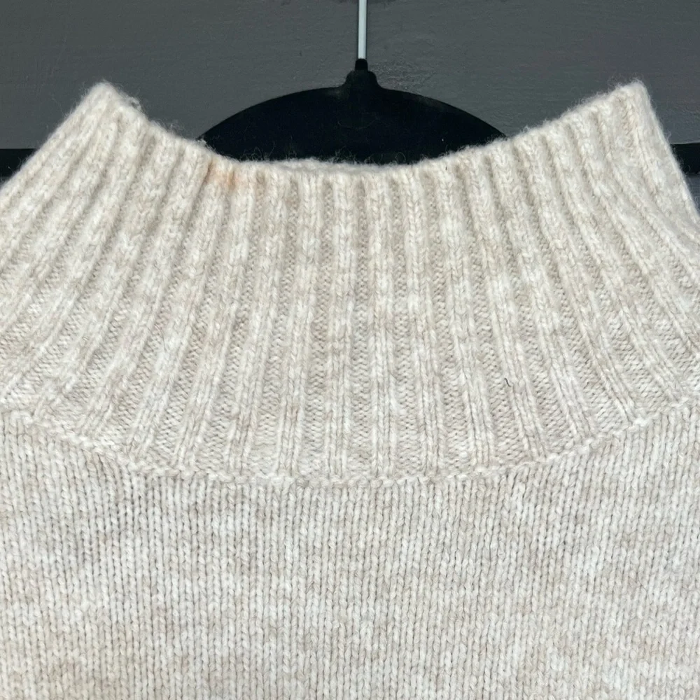 Line and Dot Rosie Striped Sweater in Oatmeal & Black, Size Small - Picture 8 of 10